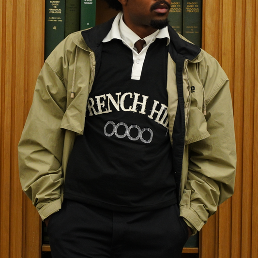 Black French Hill Polo (Unisex)