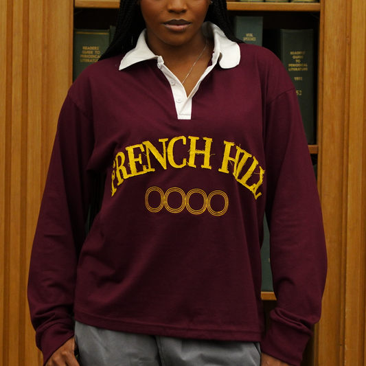 Burgundy French Hill Polo (Unisex)